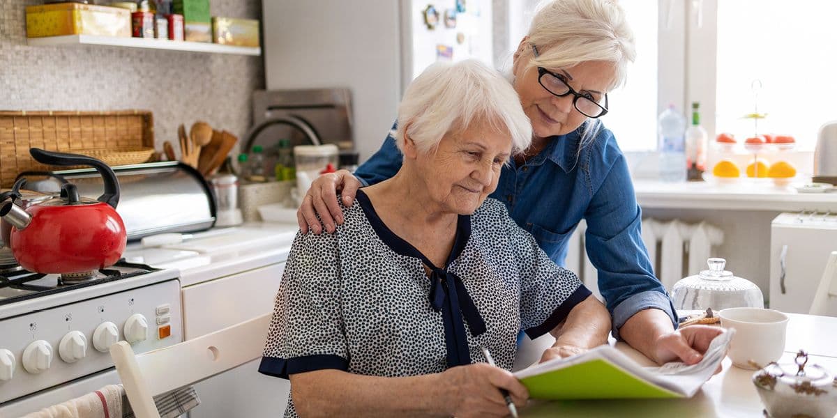 Parent caring for a loved one