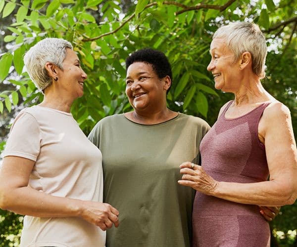 senior women outdoors