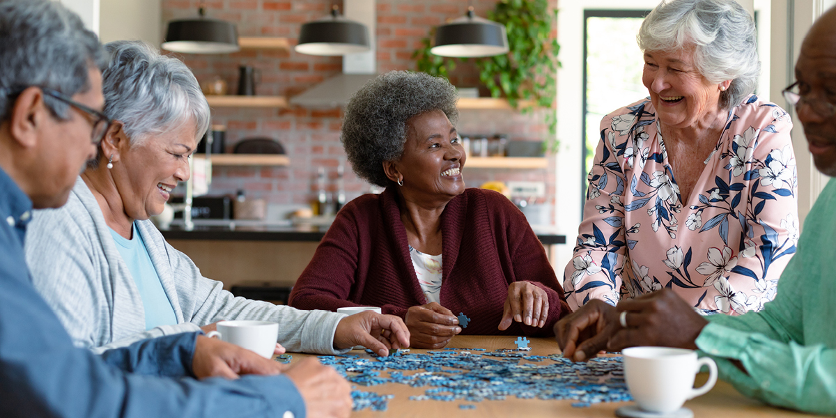 seniors and puzzles 